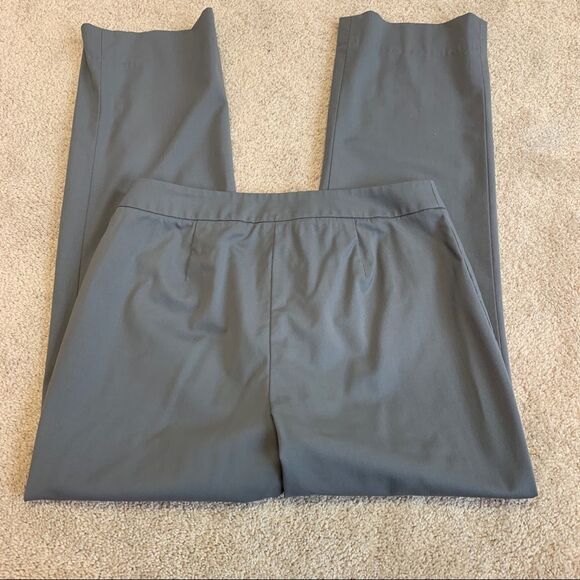 Lafayette 148 New York NWOT Gray Barrow straight Leg trousers Sz 4 - Picture 4 of 14